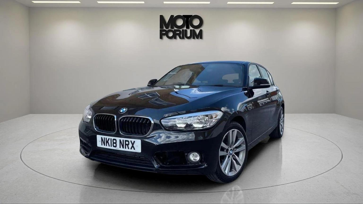 SOLD - Used BMW 1 SERIES 2018 Black in Bradford, West Yorkshire | Moto ...